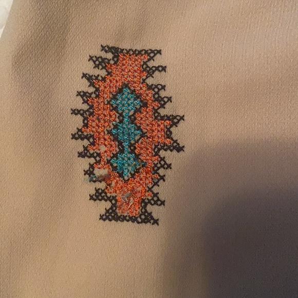 Altar’d State Mini Skirt Size XL With Navajo Inspired Cross Stitched Pattern NWT - Picture 7 of 7